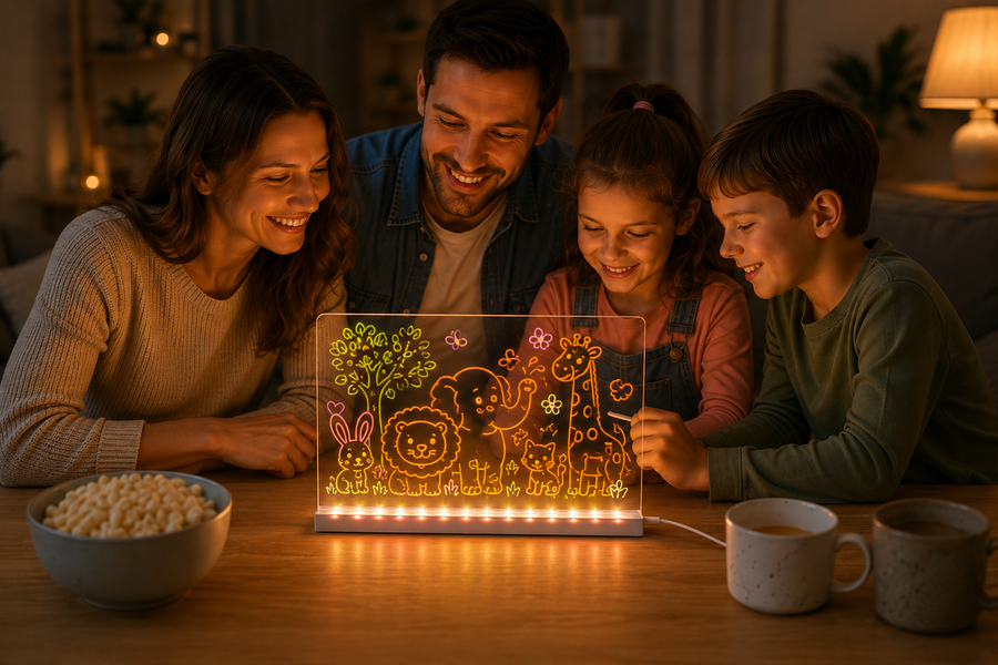 LumeiraKids grande — Tablette Lumineuse Créative pour Enfants